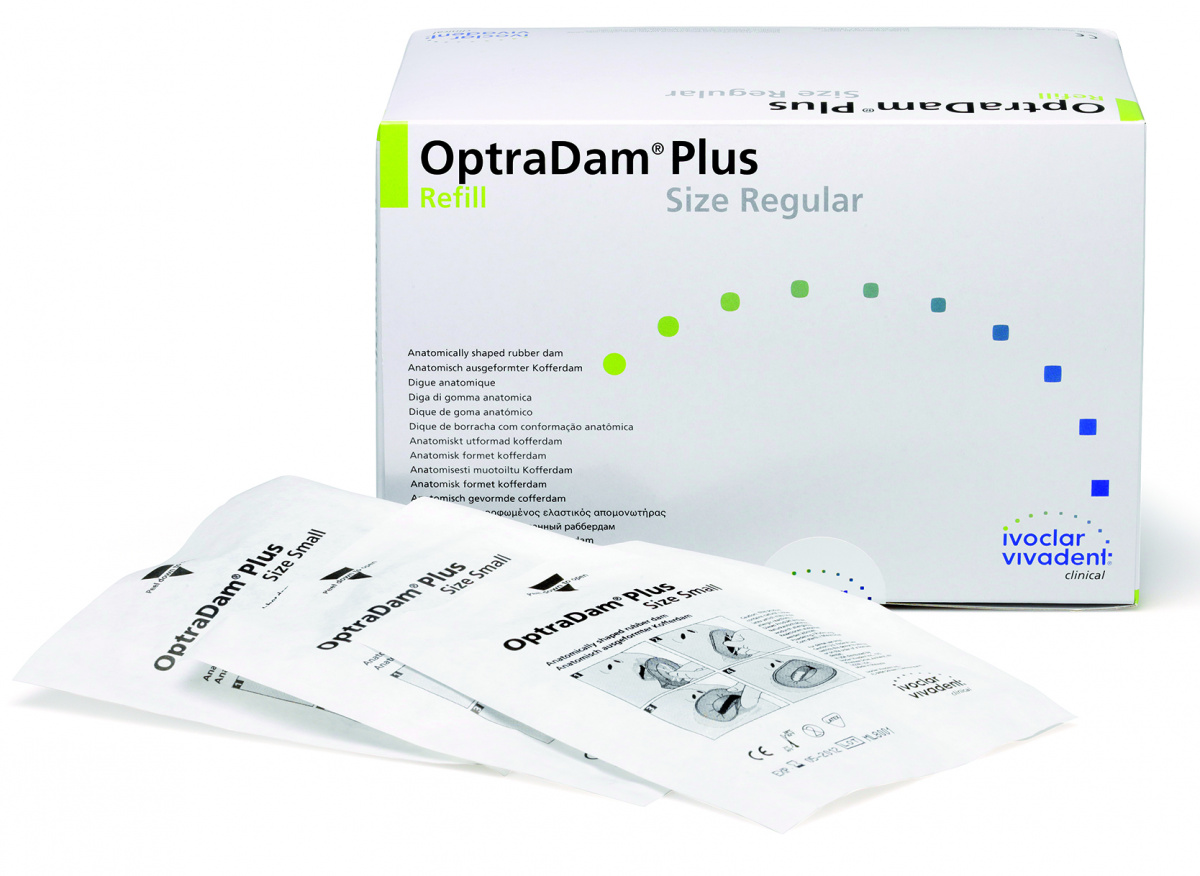 Ivoclar-Vivadent OptraDam Plus (средний) Рефил 50 шт. в ООО «ЭУР-МЕД Дон»