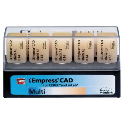 Блоки IPS Empress CAD for CEREC/inLab Multi A2 C14 5 шт. Блоки IPS Empress CAD for CEREC/inLab Multi A2 C14 5 шт. в ООО «ЭУР-МЕД Дон»